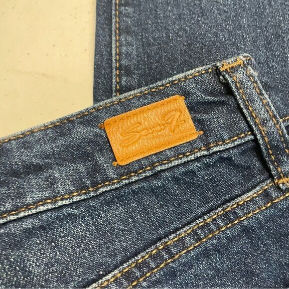 SEVEN 7 The Marilyn Relaxed boyfriend High Rise rolled cuff jeans size 6 NEW! - Picture 5 of 12